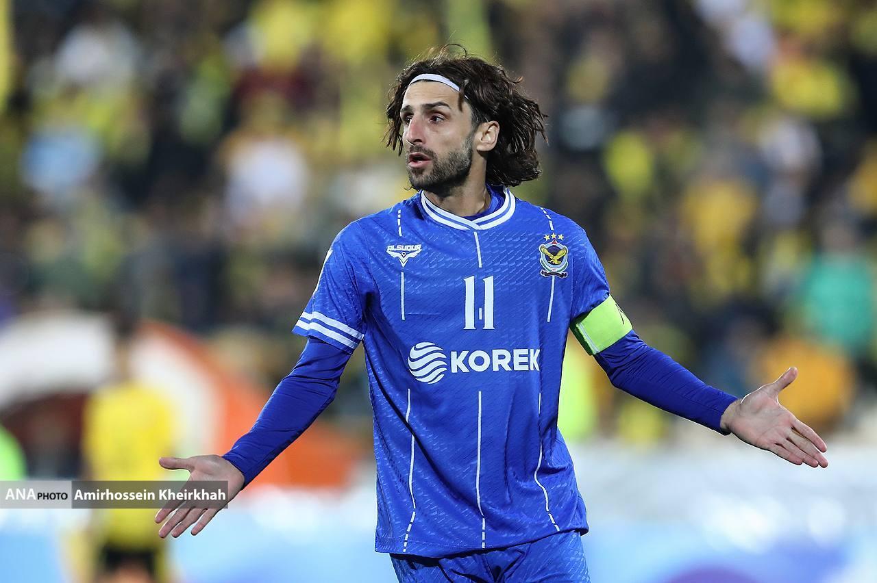 گزارش تصویری از دیدار پرحادثه سپاهان و نیروی هوایی عراق