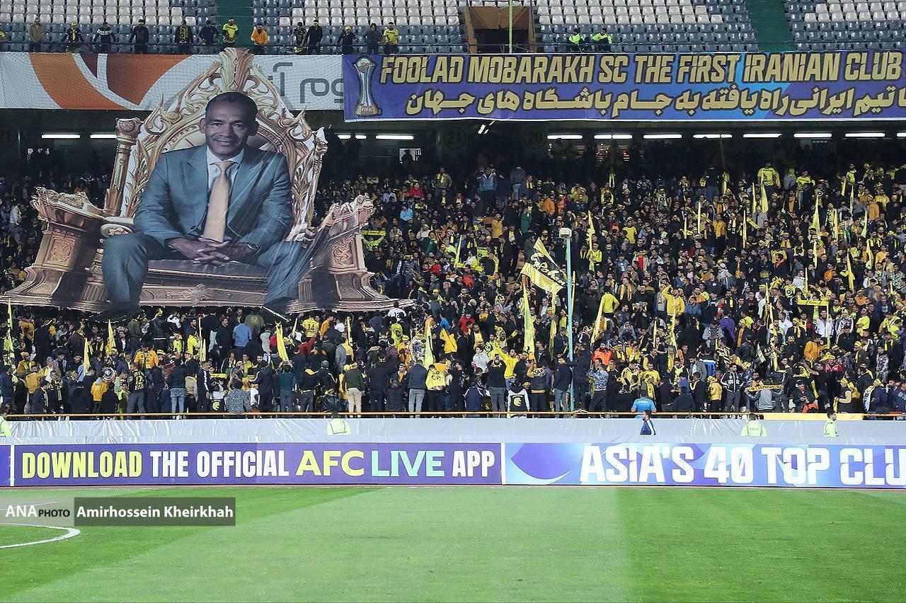 گزارش تصویری از دیدار پرحادثه سپاهان و نیروی هوایی عراق