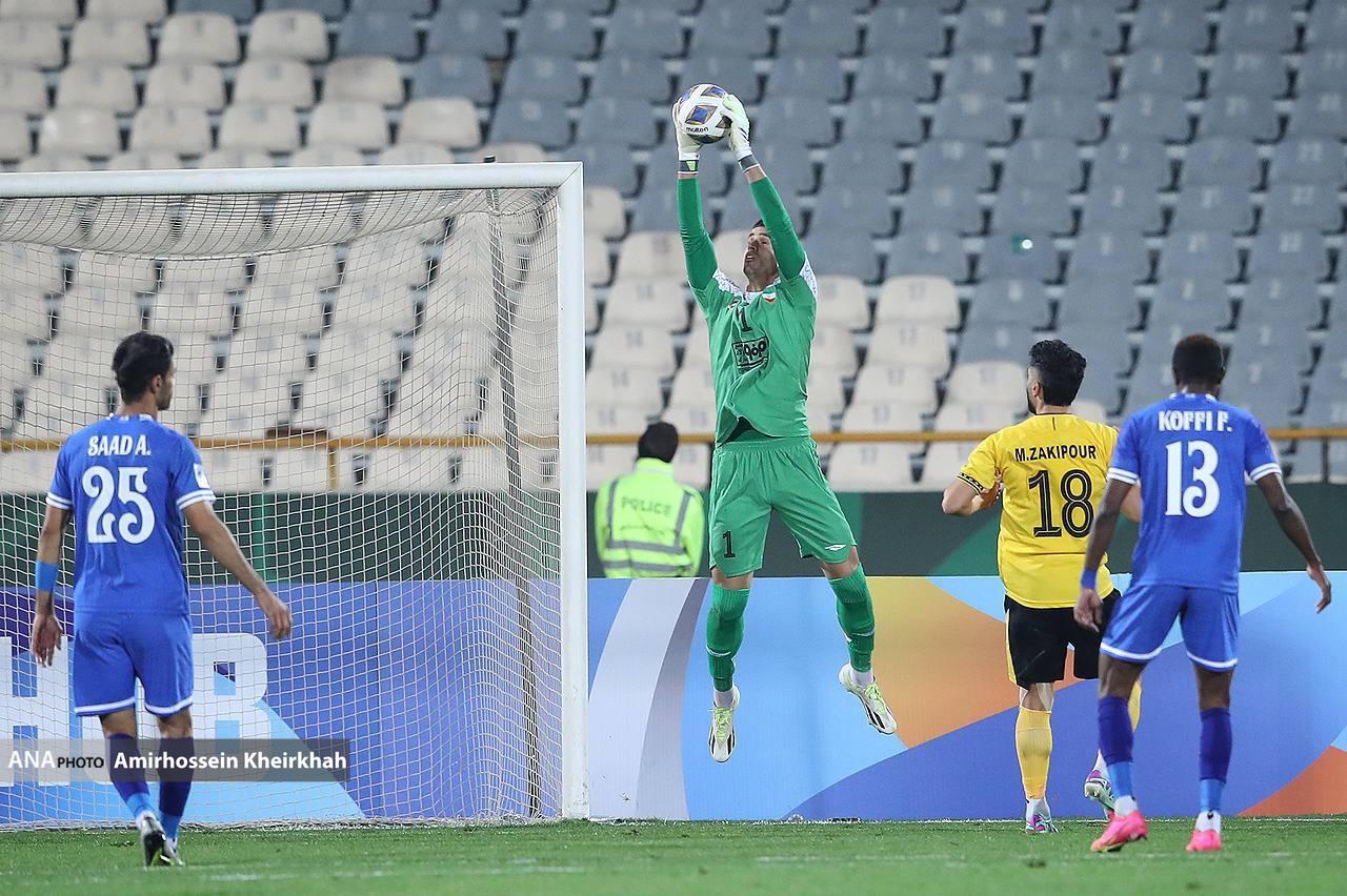 گزارش تصویری از دیدار پرحادثه سپاهان و نیروی هوایی عراق