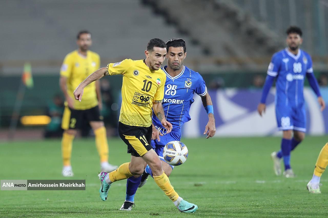 گزارش تصویری از دیدار پرحادثه سپاهان و نیروی هوایی عراق