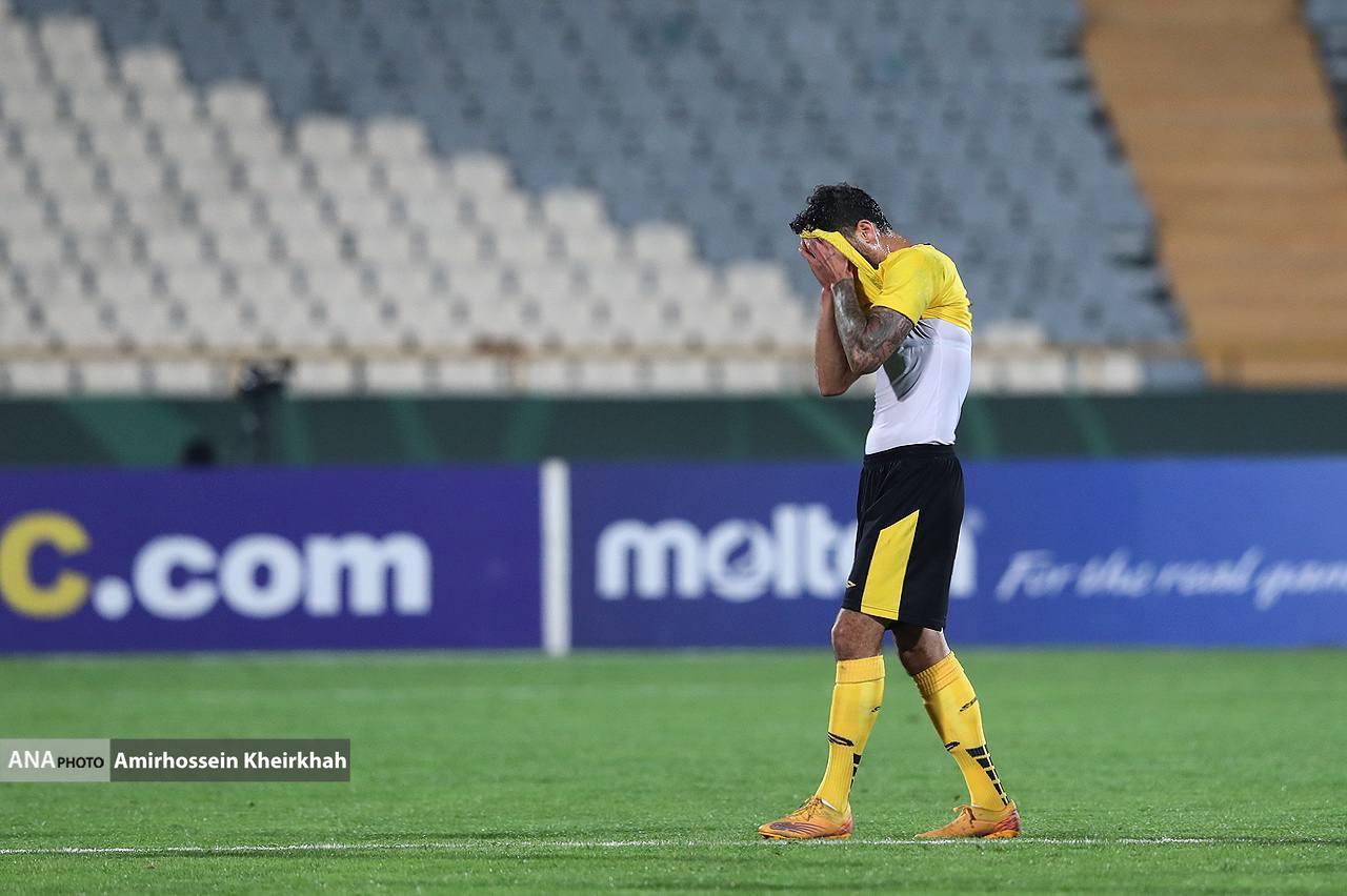 گزارش تصویری از دیدار پرحادثه سپاهان و نیروی هوایی عراق