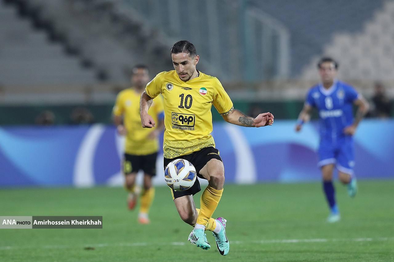 گزارش تصویری از دیدار پرحادثه سپاهان و نیروی هوایی عراق