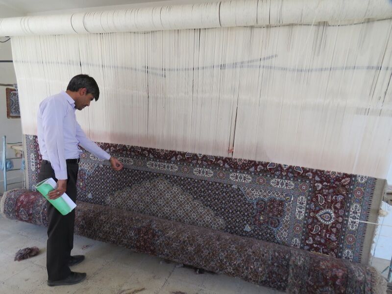 گره بر دار فرش دستباف با جذب روشهای نوین متنوع میشود فرش دستباف