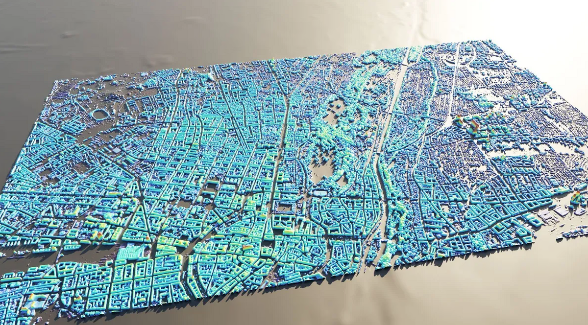 هوش مصنوعی از شهر‌های آسیب‌دیده نقشه سه بعدی تولید می‌کند