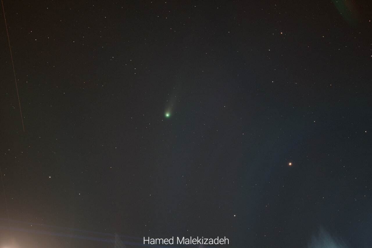 دنباله‌دار شیطان، مهمان آسمان بهاری