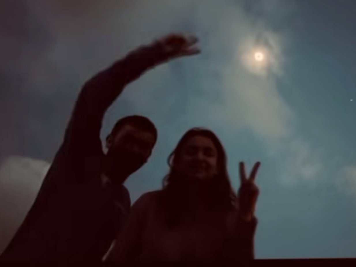 تصاویری از خورشیدگرفتگی بیستم فروردین