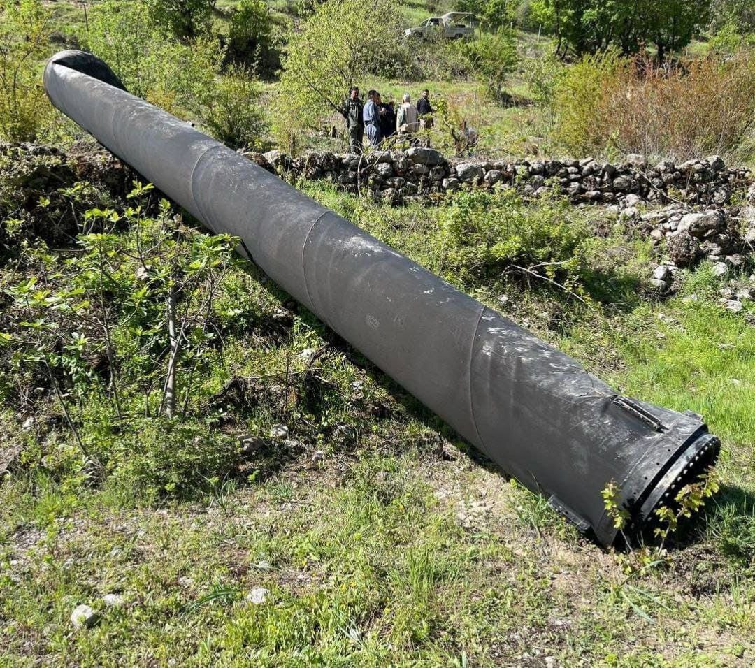 بقایای موشک‌های سپاه در اراضی اشغالی + عکس