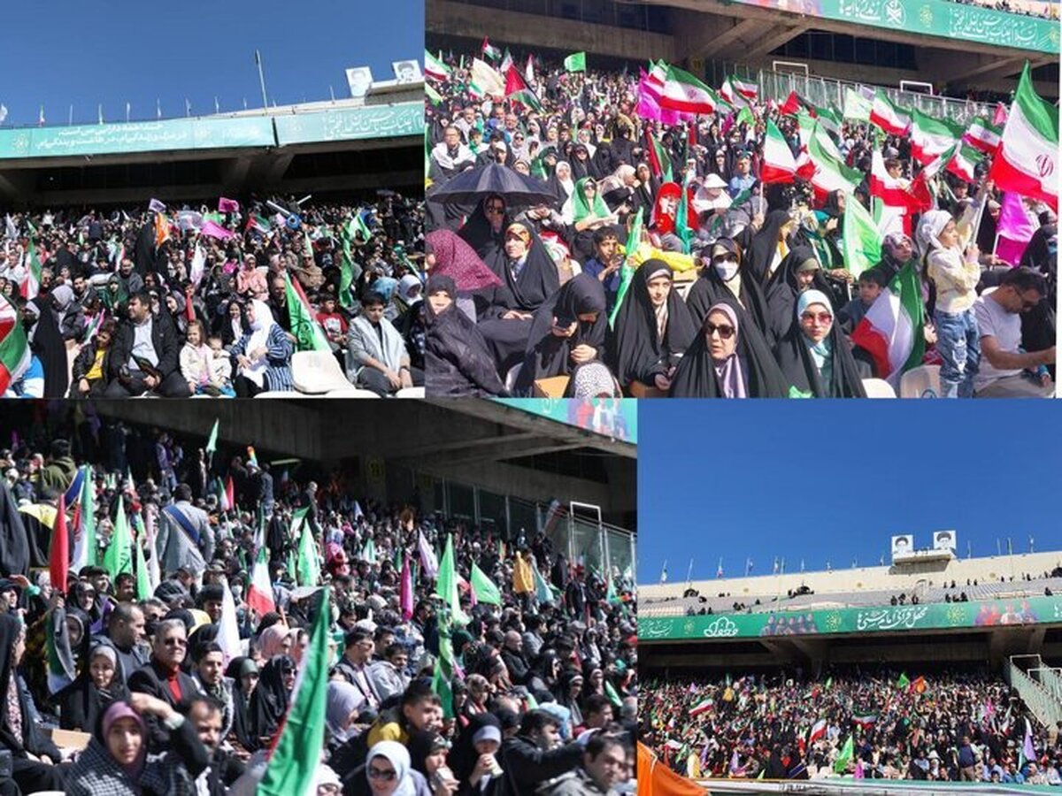 تجمع مردم تهران در محکومیت جنایات رژیم صهیونیستی - 1
