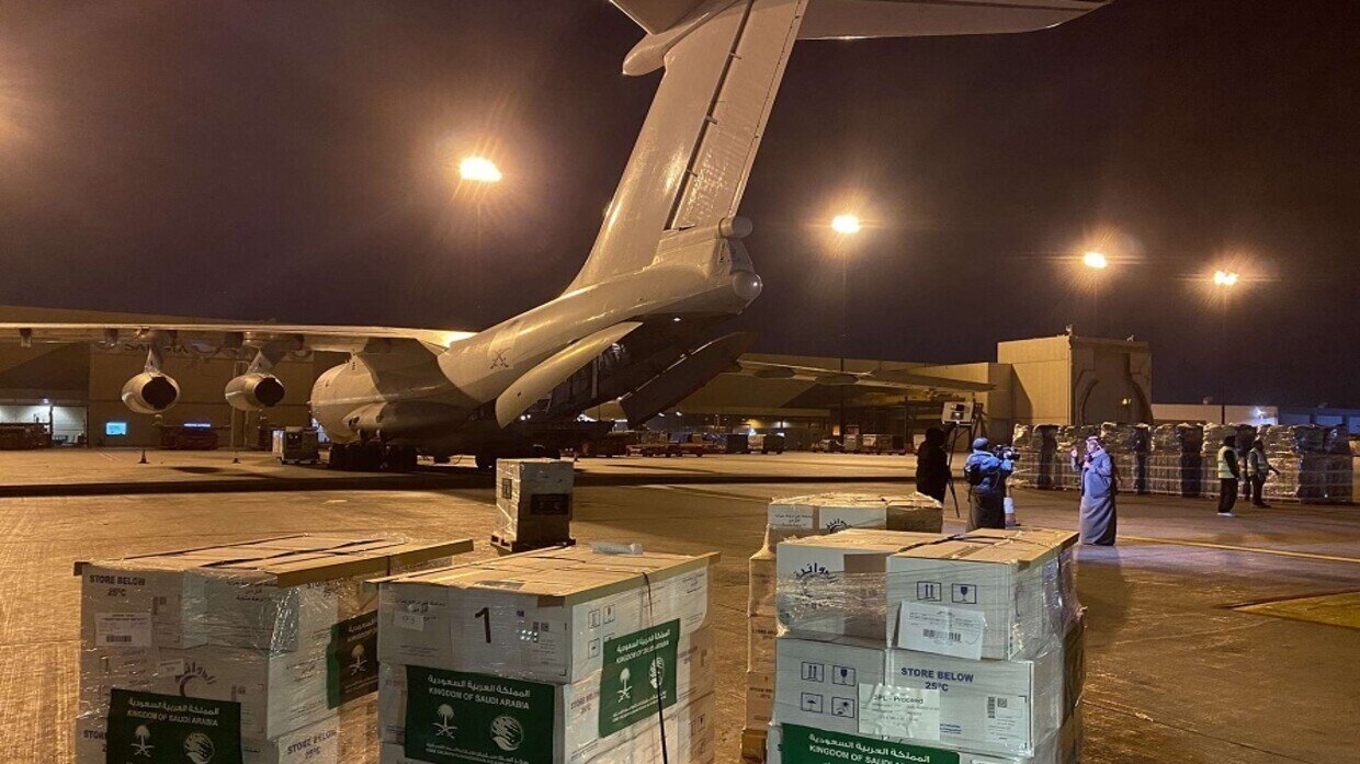 عربستان ۳۵۰ تُن کمک برای سوریه ارسال کرد
