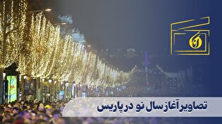 تصاویر آغاز سال نو  در پاریس