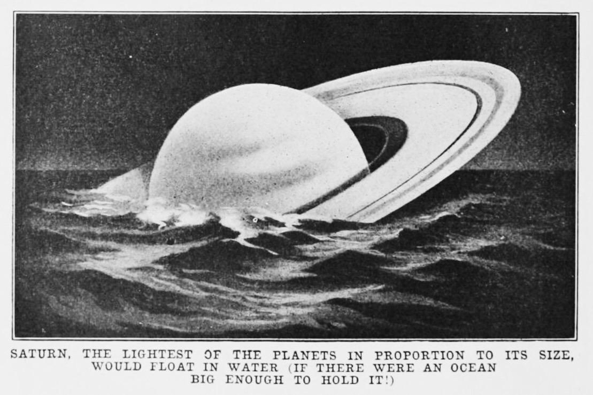زحل تنها سیاره‌ای است که روی آب شناور می‌ماند! 