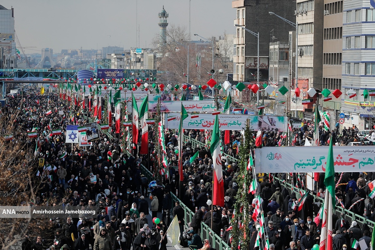 مسیرهای راهپیمایی ۲۲ بهمن در تهران