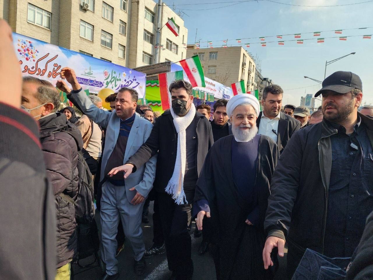 تکرار حماسه ۲۲ بهمن با حضور مردم همیشه در صحنه تهران