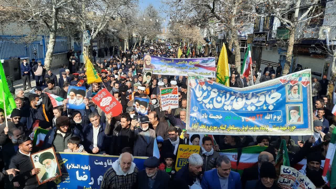 گرمای دل‌ها در سرمای هوا؛ حضور پرشور مردم در راهپیمایی ۲۲ بهمن سراسر کشور