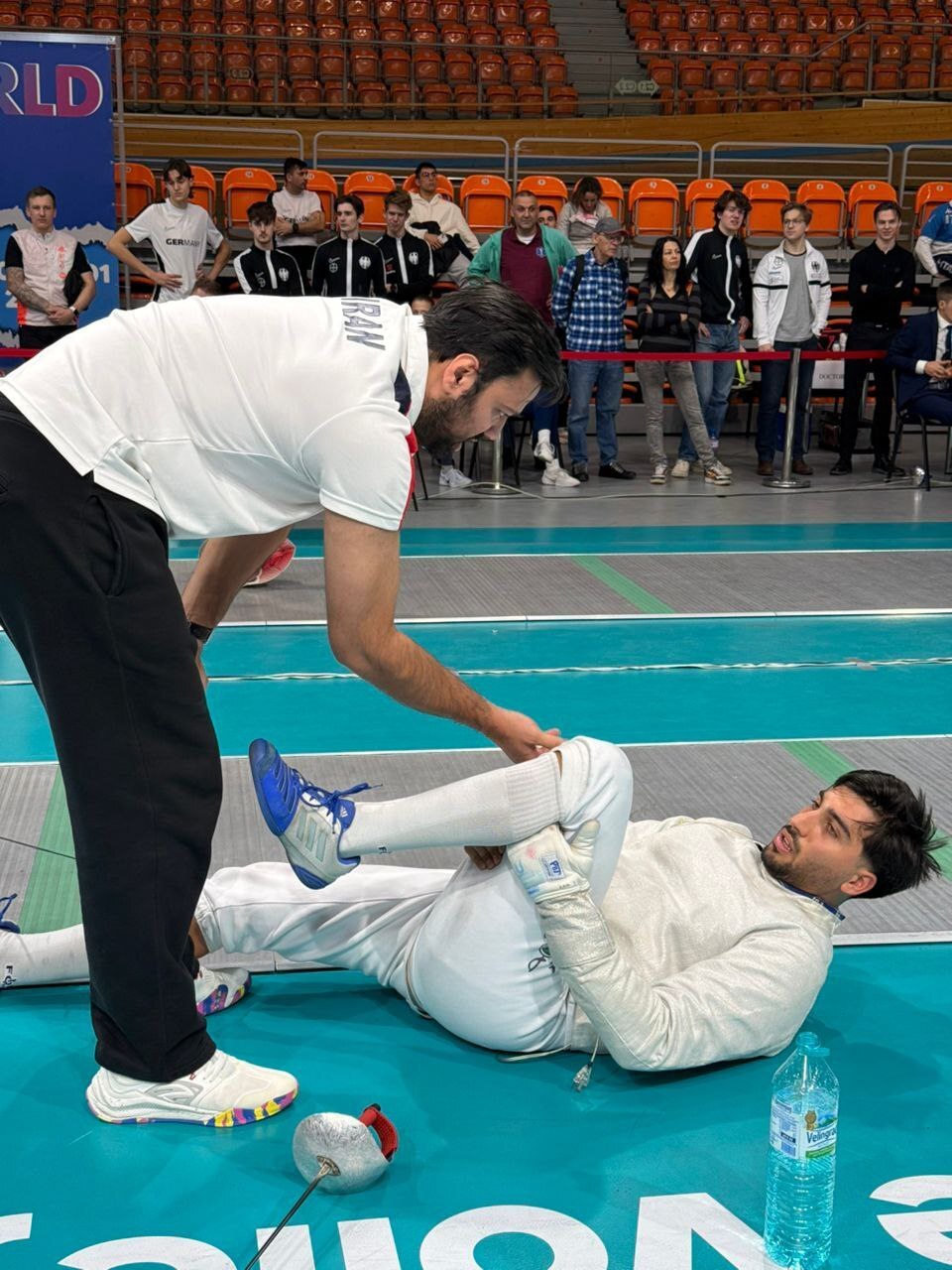 کاپ جهانی بلغارستان| مصدومیت مانع ادامه رقابت‌های زاهدی شد