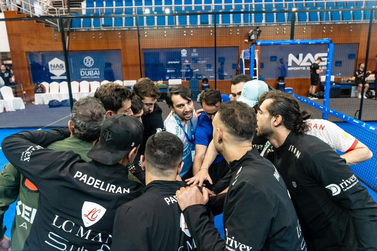 جام پدل امارات|  شکست نزدیک ایران برابر میزبان