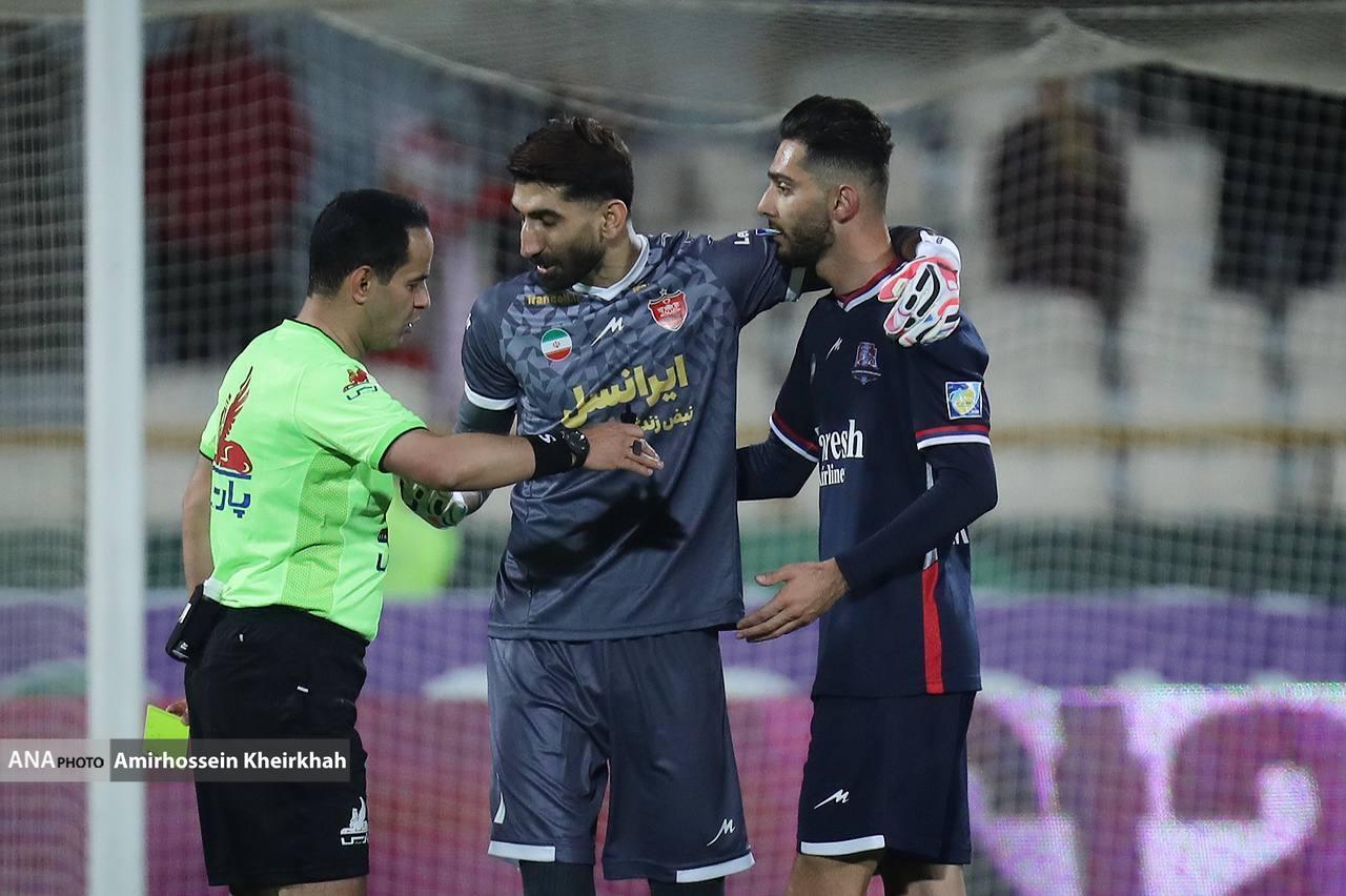 بماند///مرور اتفاقات آخرین تقابل نساجی و پرسپولیس| از گوش کشیدن بیرانوند تا درگیری گولسیانی و رفیعی با بازیکنان نساجی