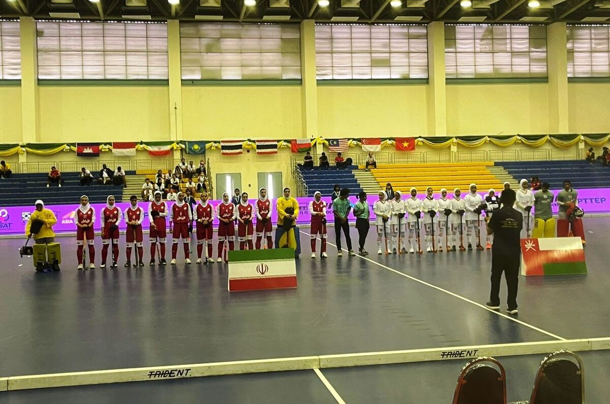 هاکی سالنی زنان قهرمانی آسیا| شروع طوفانی دختران ایران در تایلند  برد یکطرفه برابر عمان