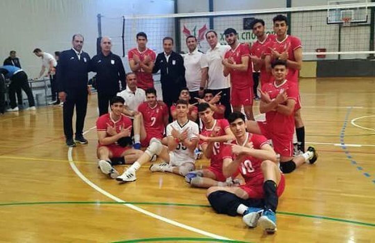 پیروزی تیم‌ملی والیبال دانش‌آموزی ایران مقابل آلمان  صعود دانش‌آموزان ایرانی مسجل شد