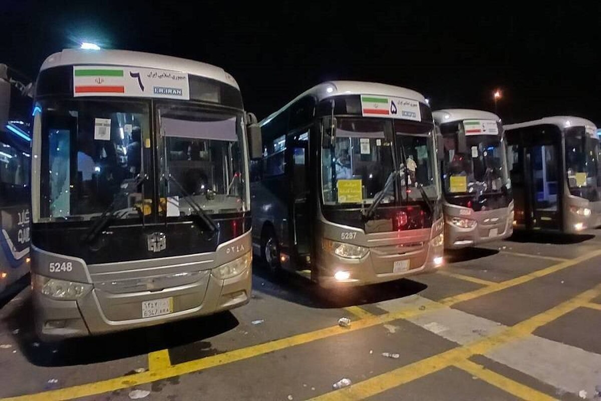 ابراز رضایت زائران ایرانی از خدمات‌دهی اتوبوسرانی در مکه