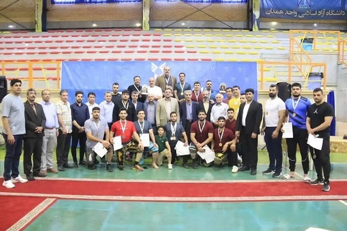 تکیه همدان بر سکوی قهرمانی مسابقات ورزش زورخانه‌ای دانشجویان دانشگاه آزاد