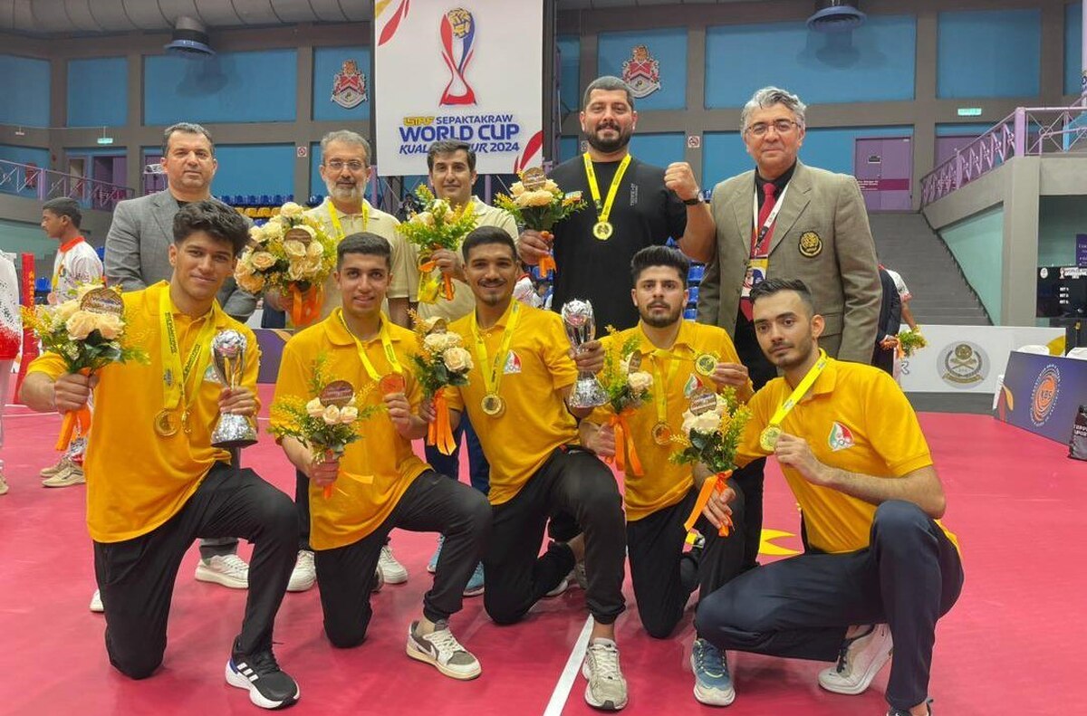 جام جهانی سپک تاکرا| سکوی قهرمانی جهان زیر پای ایران  دبل طلا در مالزی