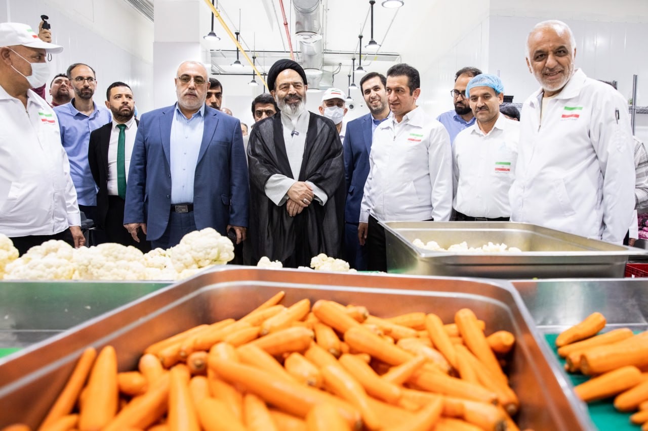 بازید سرپرست حجاج ایرانی از آشپرخانه مرکزی مکه بازید سرپرست حجاج ایرانی از آشپرخانه مرکزی مکه