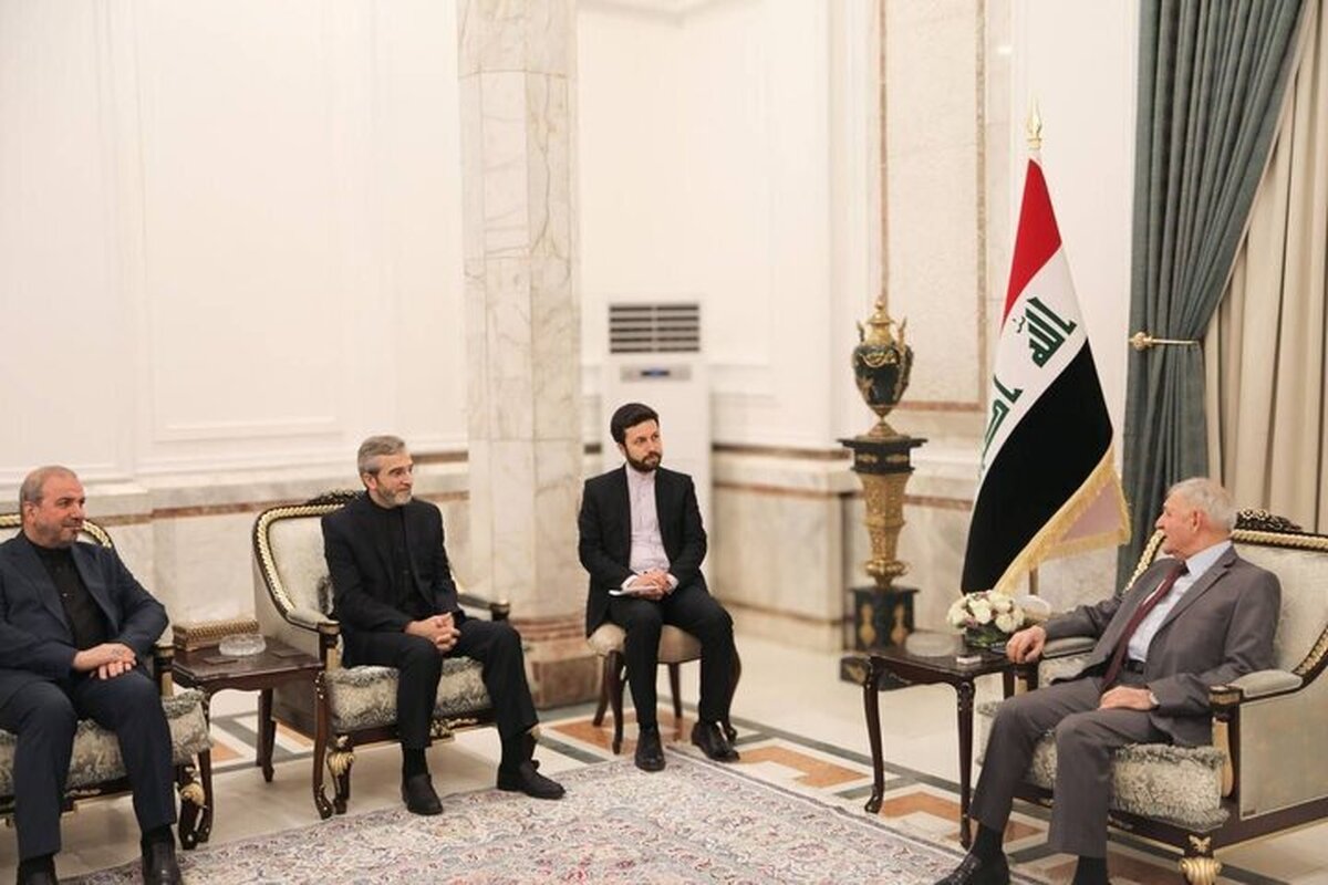 «باقری» با رییس جمهور عراق دیدار کرد