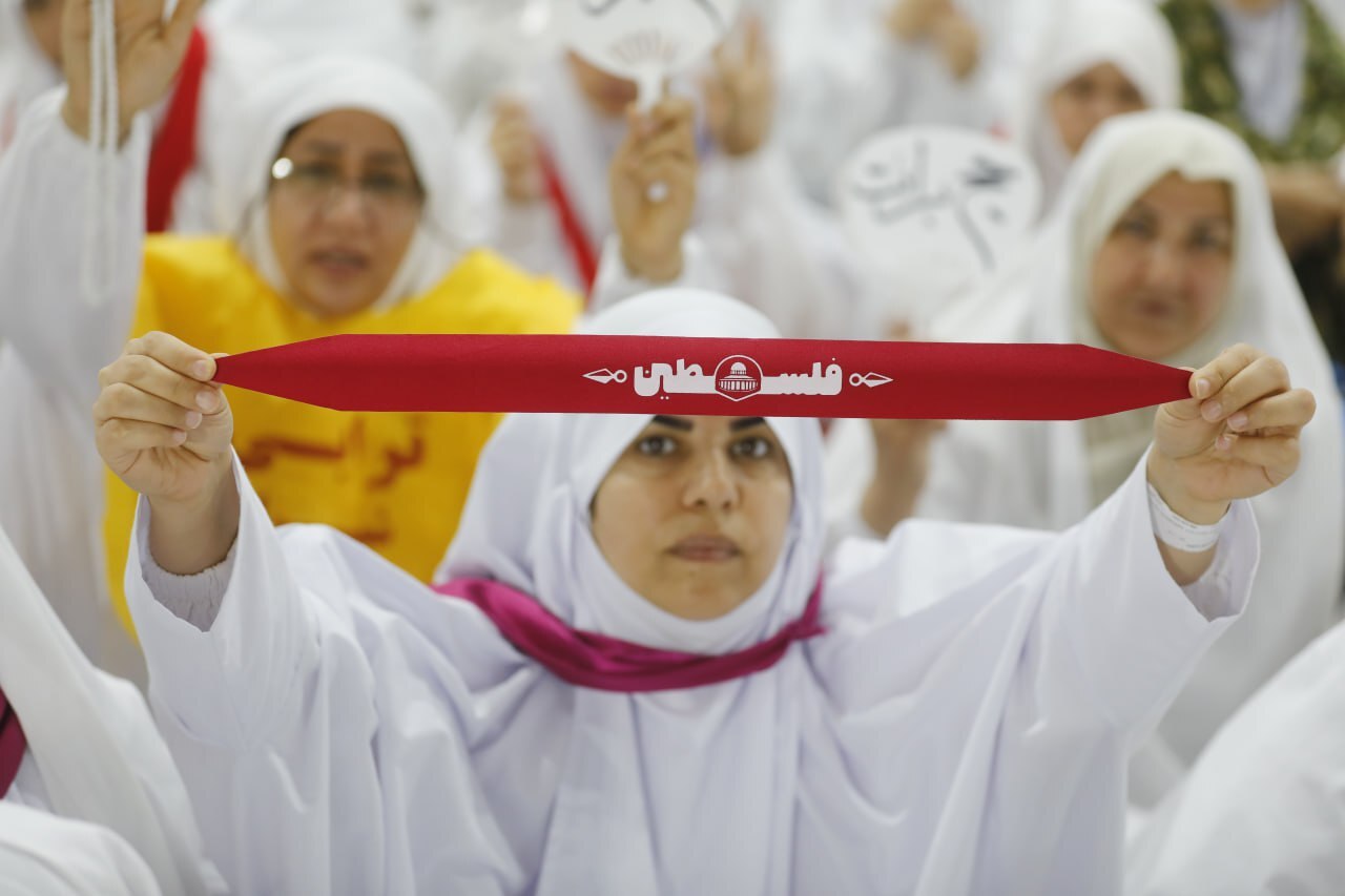 از حضور گسترده حجاج ایرانی تا اهتزاز پرچم فلسطین+عکس از حضور گسترده حجاج ایرانی تا اهتزاز پرچم فلسطین+عکس