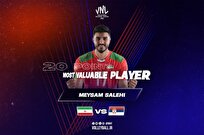 لیگ ملت های والیبال| صالحی امتیازآورترین بازیکن دیدار ایران با صربستان