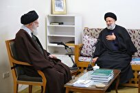 مراسم بزرگداشت رئیس جمهور فقید و همراهان گرامی ایشان از سوی رهبر انقلاب اسلامی