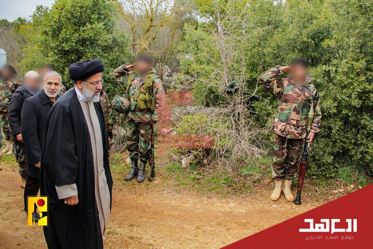 تصاویر دیده نشده از بازدید آیت‌الله رئیسی از یک پایگاه حزب‌الله لبنان