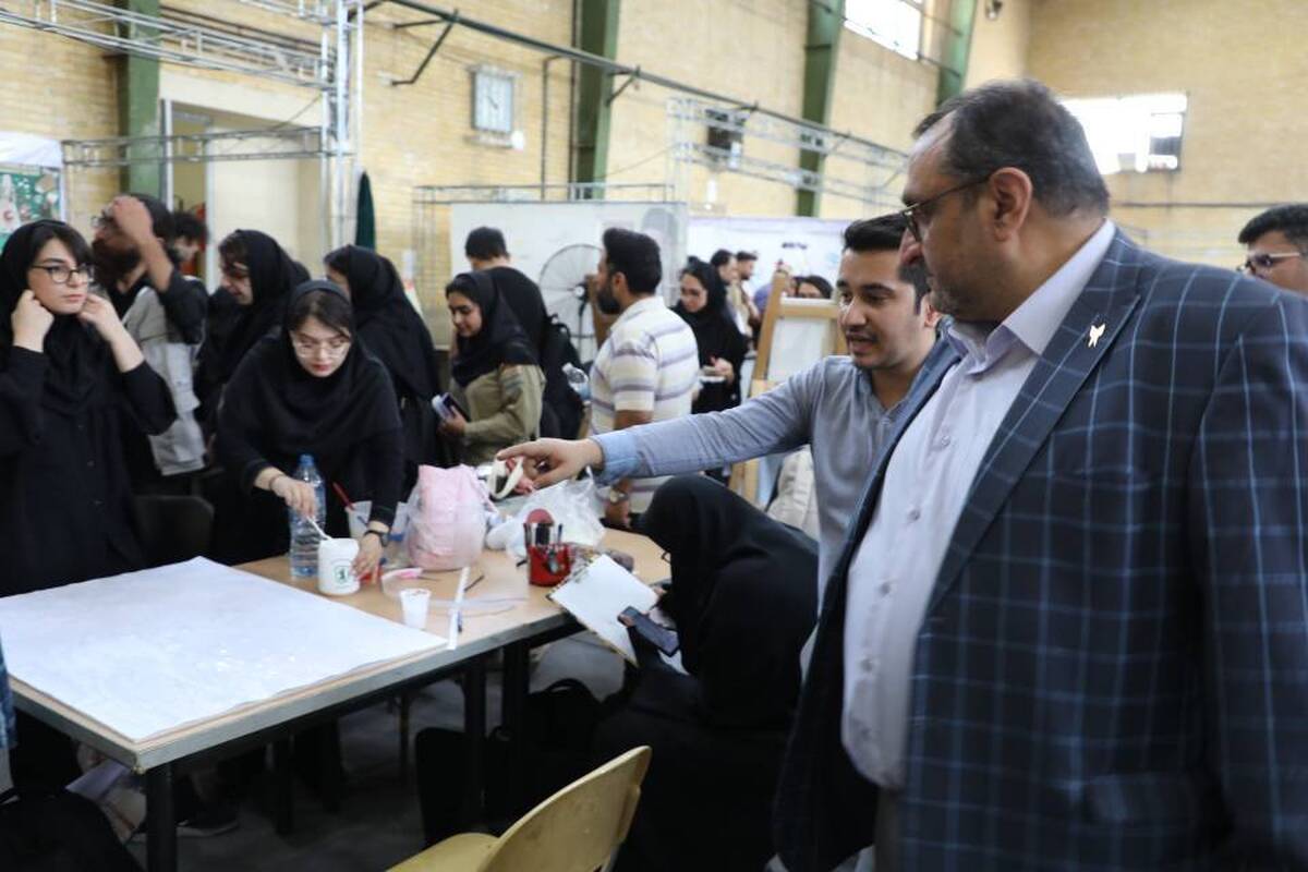 نمایشگاه دومین رویداد صدرا در دانشگاه آزاد اسلامی واحد تهران‌ جنوب کار خود را آغاز کرد