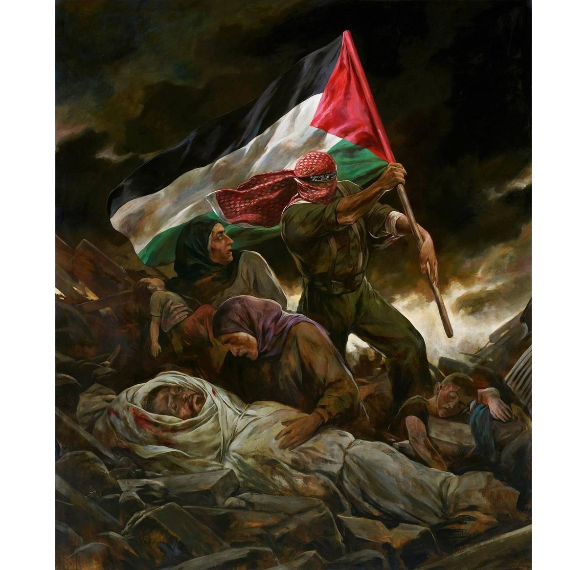 «فتح قریب» ؛ جدیدترین اثر حسن روح‌الامین در دفاع از مردم غزه رونمایی شد
