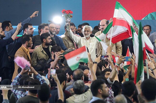 اجتماع هواداران «سعید جلیلی» در مصلی تهران
