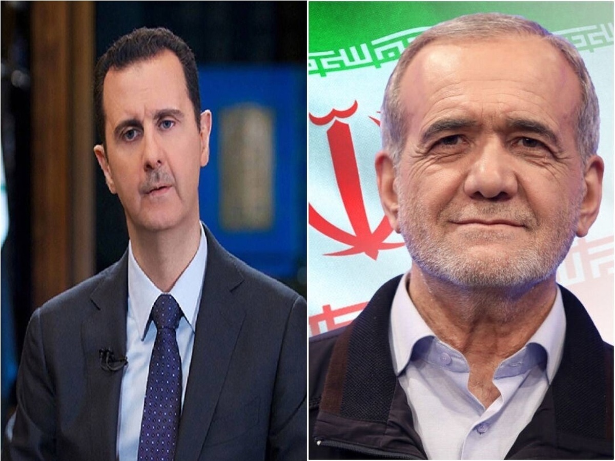 بشار اسد به پزشکیان تبریک گفت