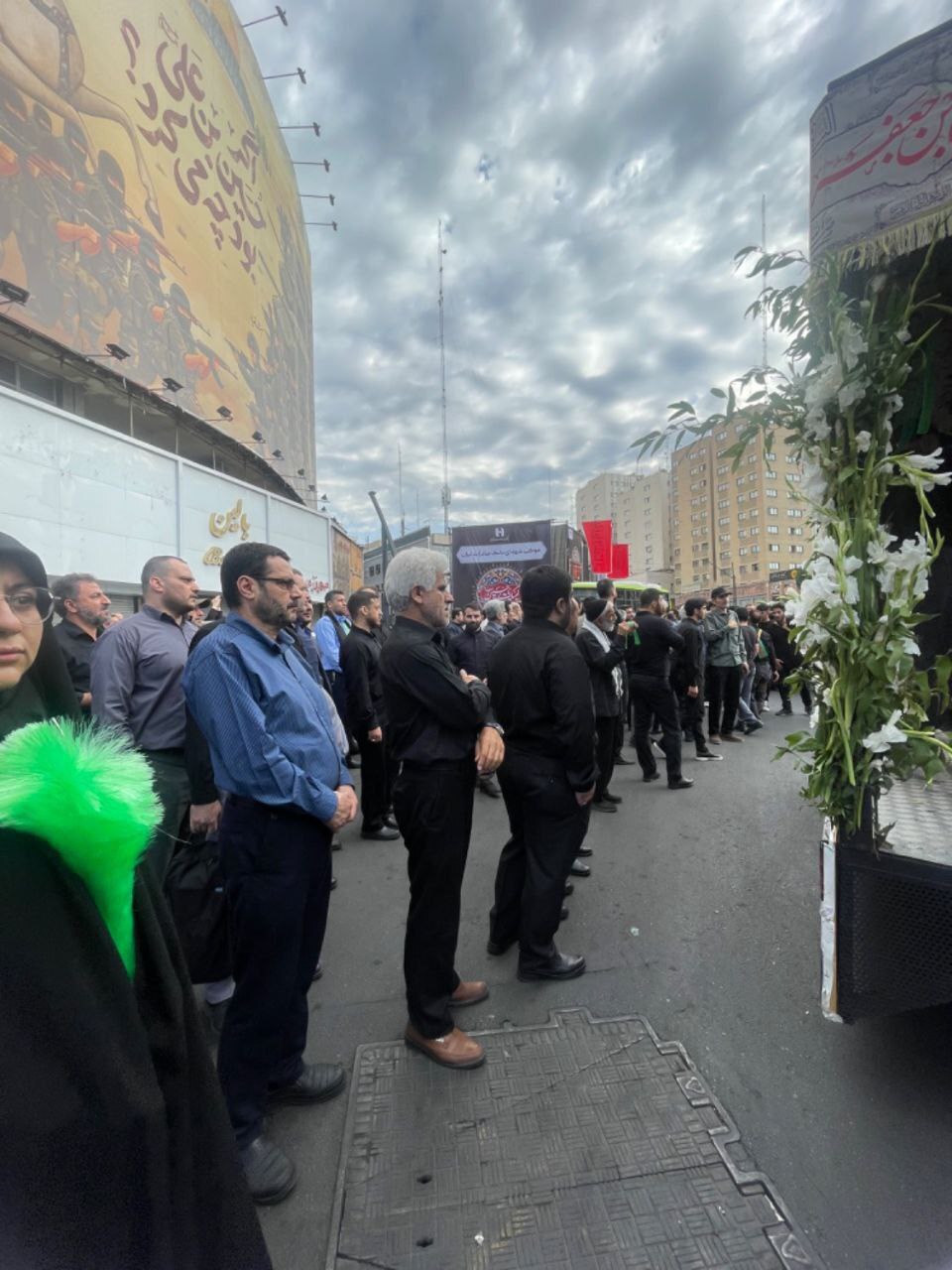 آئین تشییع و تدفین شهید گمنام در ساختمان مرکزی قوه قضائیه