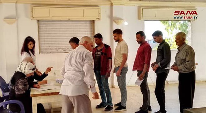 انتخابات پارلمانی سوریه آغاز شد+ تصاویر