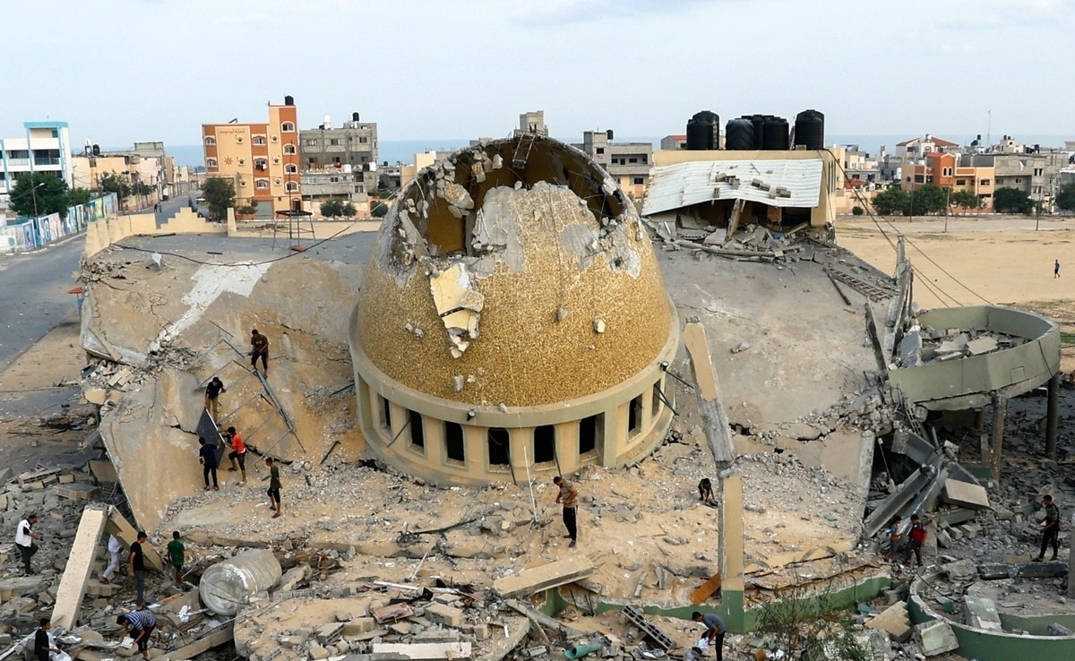 حمله هوایی رژیم صهیونیستی به یک مسجد در غزه