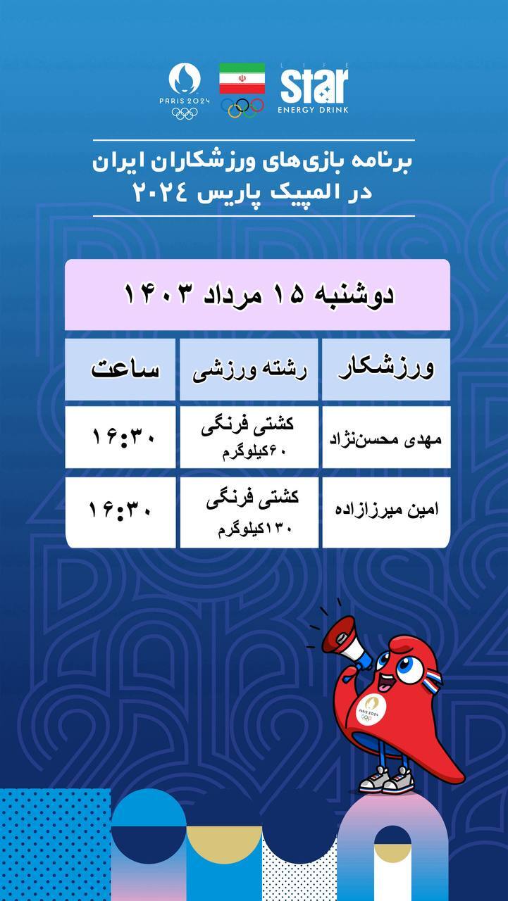 پیگیری رقابت های المپیک با ایران +عکس پیگیری رقابت های المپیک با ایران +عکس
