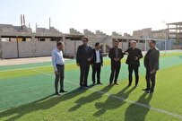 بازدید رییس هیئت فوتبال تهران از ورزشگاه شهرقدس