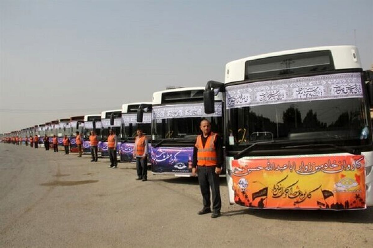 تامین ۴۰۰ دستگاه اتوبوس برای عزیمت زائران از تهران به مقصد نجف یا کربلا