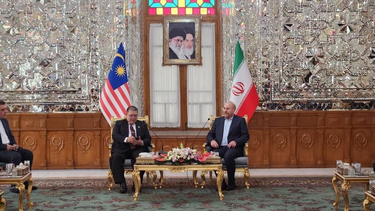 رؤسای مجلس ایران، مالزی و کومور با هم دیدار و گفت‌وگو کردند