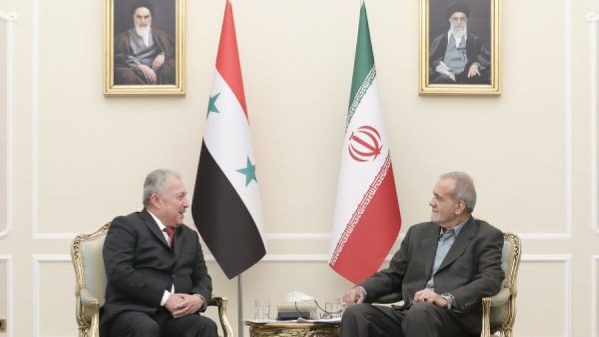 پزشکیان: ایران و سوریه زمینه‌های لازم برای تقویت روابط میان کشورهای اسلامی را دارند