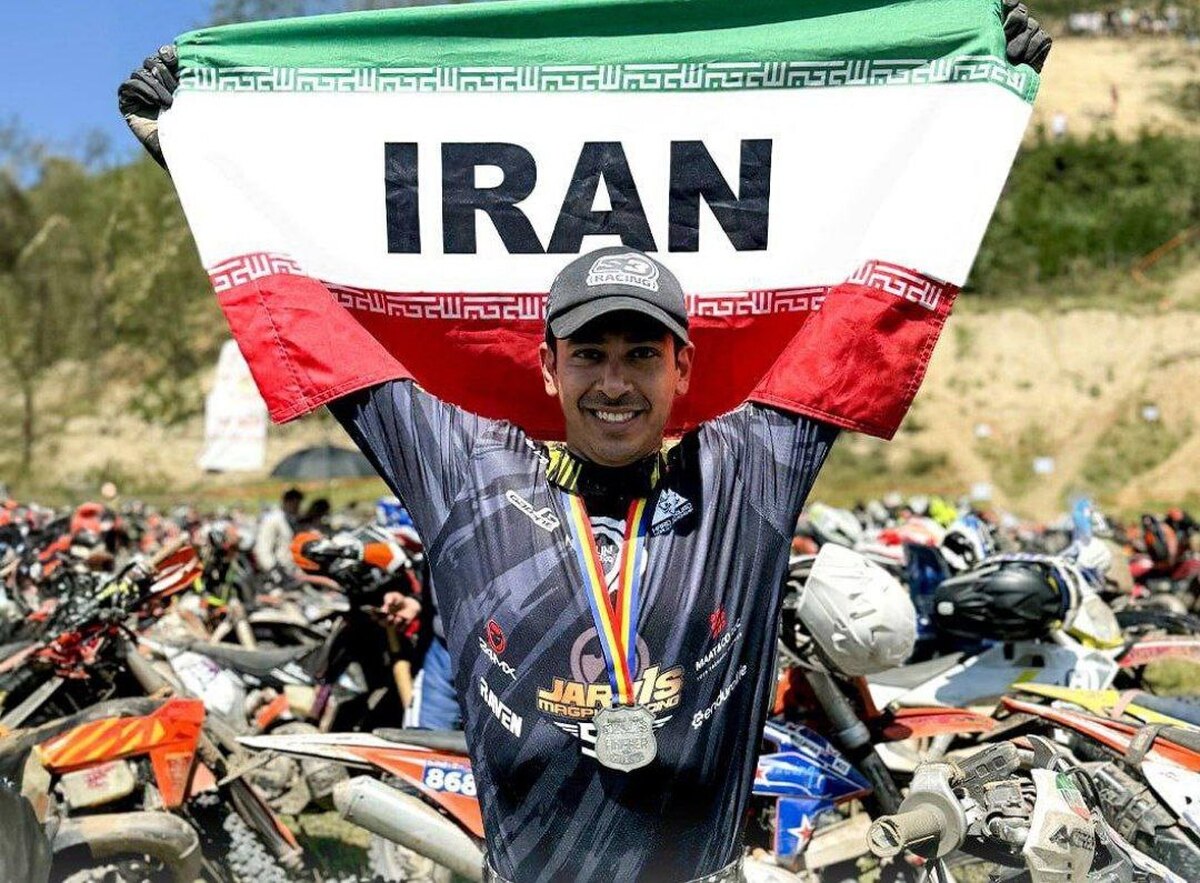 کسب مدال نقره مسابقات هارد اندرو قهرمانی جهان (ردبول رومانی) توسط موتورسوار ایرانی