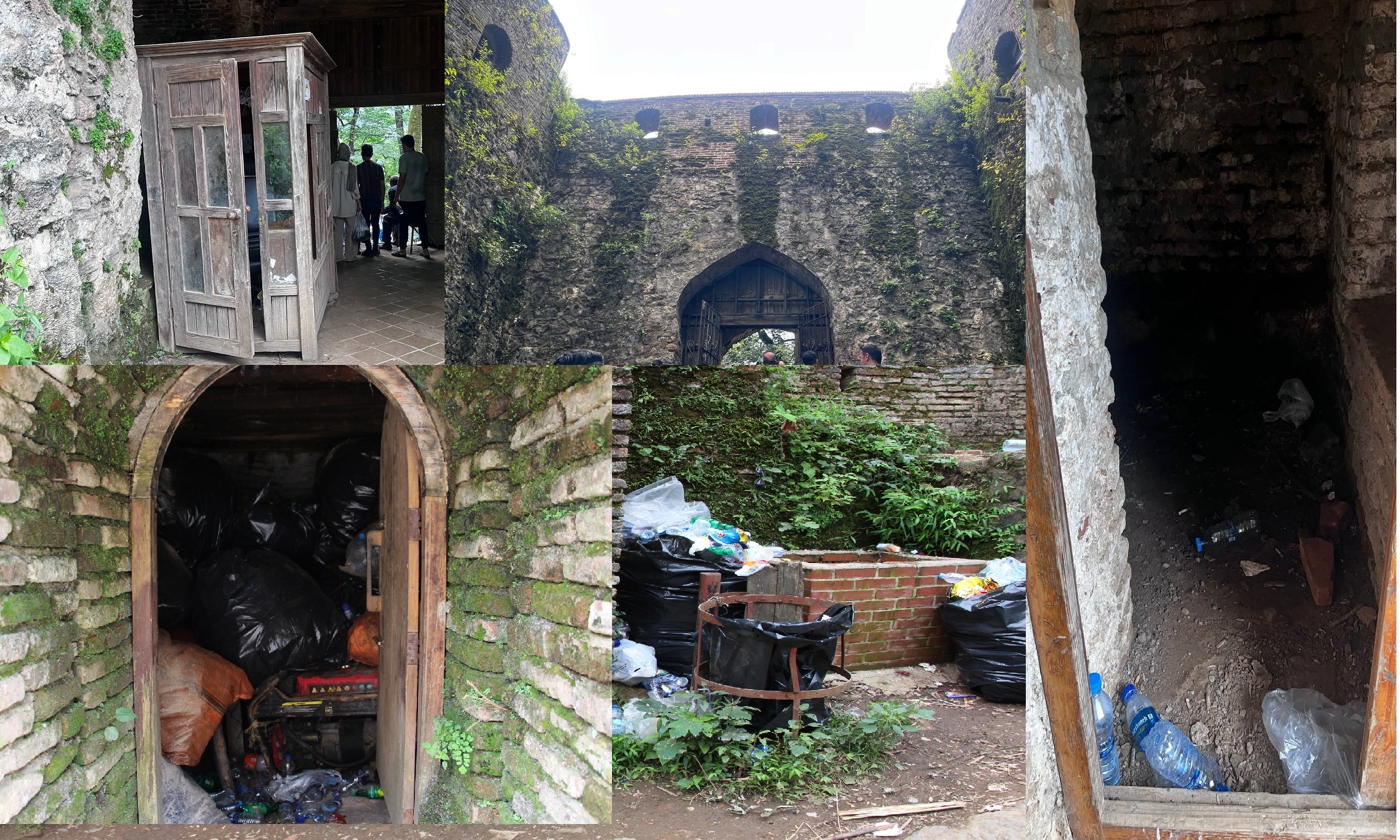 قلعه رودخان یا قلعه زباله‌ها؟! / وقتی یک بنای میراثی زباله‌دان تاریخ می‌شود