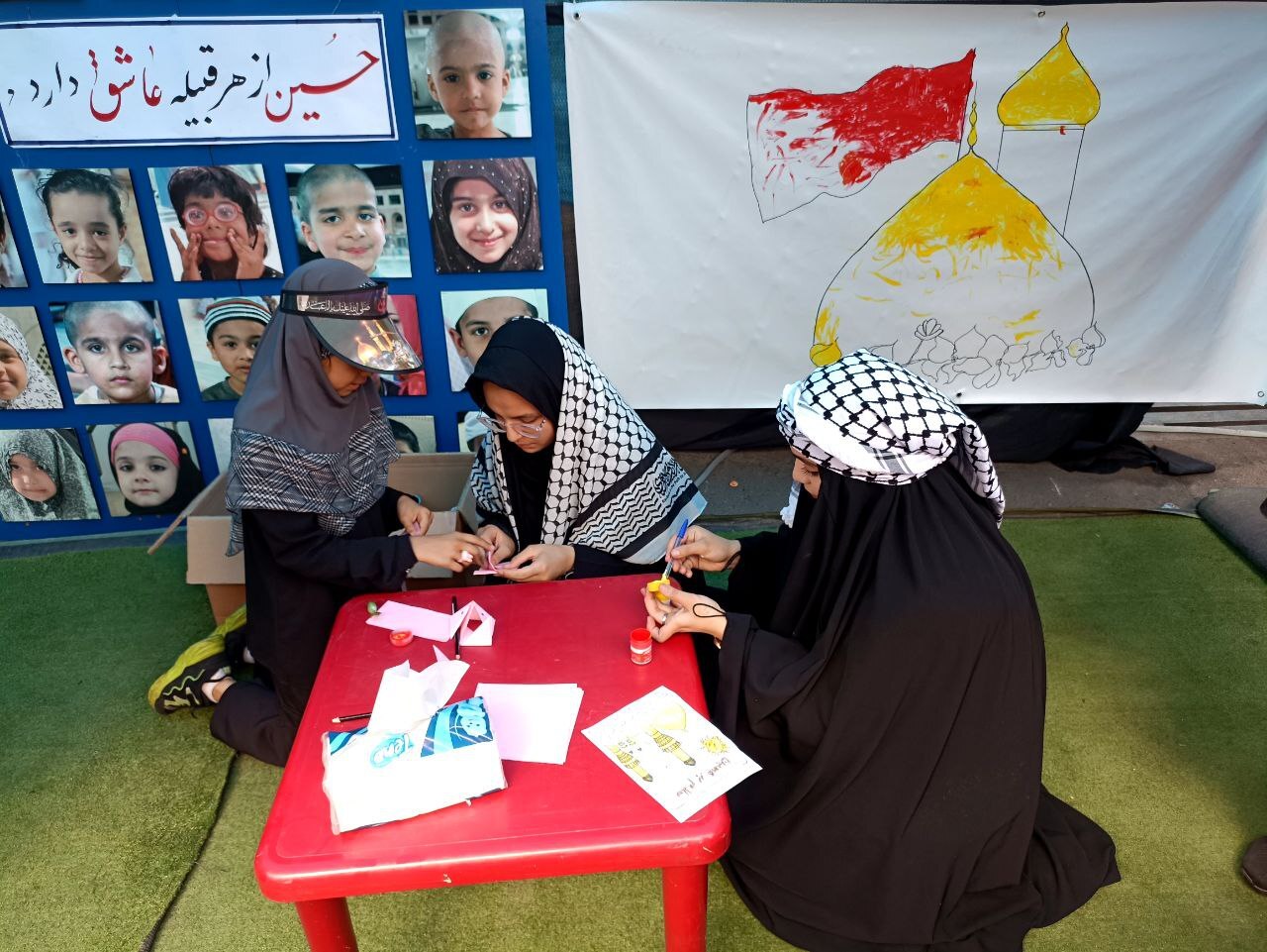 تهران برای زائران جامانده اربعین آغوش باز کرد/ طریق مشایه؛ از میدان امام حسین تا حرم سیدالکریم +عکس