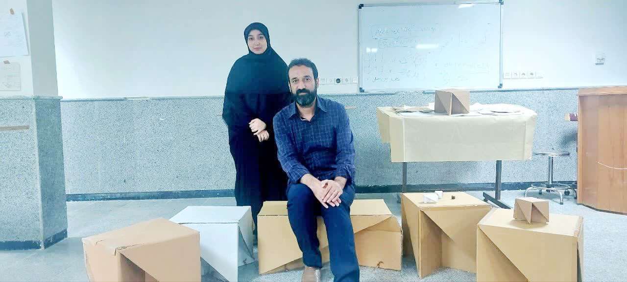 هنر اوریگامی به کمک کاغذ آمد؛ تولید صندلی مقوایی با تحمل بار ۷۵۰ کیلوگرم هنر اوریگامی به کمک کاغذ آمد؛ تولید صندلی مقوایی با تحمل بار ۷۵۰ کیلوگرم
