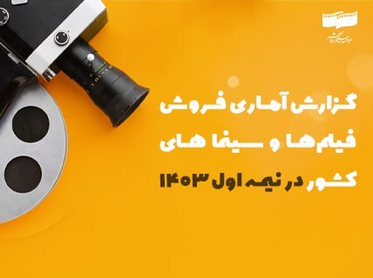 اعلام میزان فروش سینماهای  کشور در نیمه اول سال  ۱۴۰۳