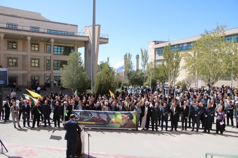 واکنش دانشگاهیان دانشگاه آزاد اسلامی به شهادت سیدحسن نصرالله